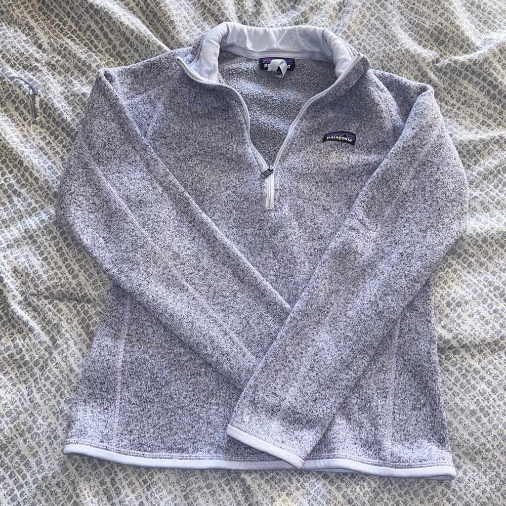 Patagonia - Women’s Better Sweater 1/4 Zip Fleece - Light Heathered Purple